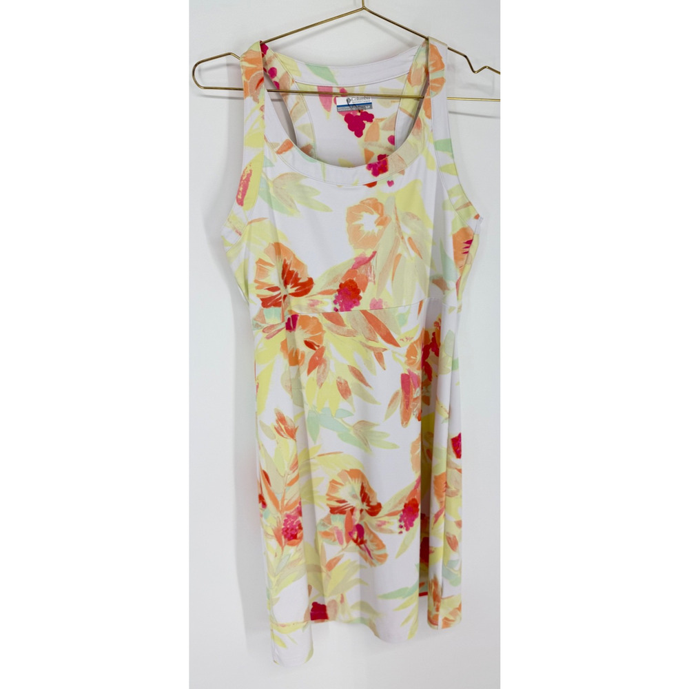 Columbia Dress Women's SMALL Floral Sleeveless Sundress Athletic, 3136